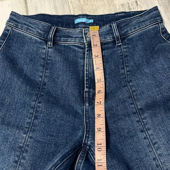 J. McLaughlin Rainey Stretch Straight Leg Slit Front Jeans Size 2 - Picture 10 of 13